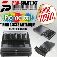PROMOTION TIROIR CAISSE METALIQUE CAISSON PLASTIQUE quantité limité.