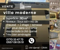 Vente Villa Oran Oran