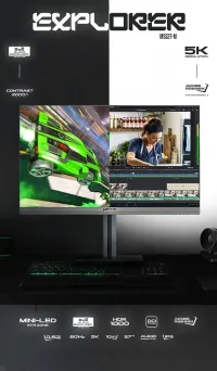Ecran Gaming Matos 27" Explorer MSG27-M Mini Led 5K  60Hz 