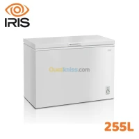 IRIS CONGELATEUR COFFRE ICFG 255 AVEC PORTE EN VERRE 
