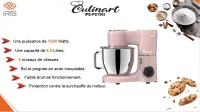 IRIS PETRIN CULINART 6.5 LITRES 1500 WATTS 6 VITESSES 