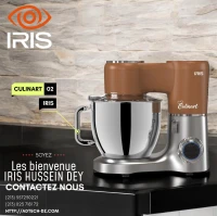 IRIS PETRIN CULINART 6.5 LITRES 1500 WATTS 6 VITESSES 