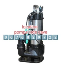 pompe vide cave a location