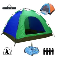 Tentes de Camping 4 Places Automatique dimensions 200x200x130 cm