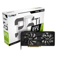 GPU PALIT DUAL RTX 3060TI 8GB 2X BOX ( USED LIKE NEW )