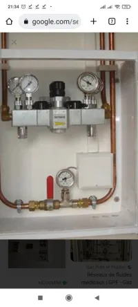 Installation fluide midical 