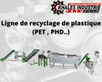 Fournisseur d'Une ligne de recyclage de plastique (PET PHD .... ).