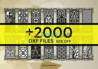 Catalogue + 2000  Dessin Dxf Vectoriser Pour Plasma Et Laser Machine