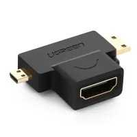 ADAPTATEUR UGREEN HDMI FEMALE TO MICRO HDMI + MINI HDMI 20144