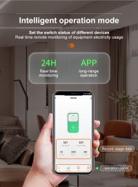 Disjoncteur intelligent WiFi Tuya, MCB, 1P, 1-63A Ajustable, compatible avec Alexa et Google home thumbnail 5