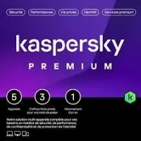 Licence Kaspersky Premium 2025 - 5 Appareils / 1 An - Neuf
