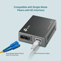  TP-Link Convertisseur de média MC210CS Gigabit Ethernet