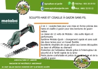 cisaille a gazon metabo