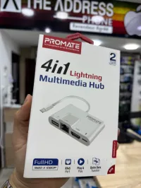 Hub PROMATE 4-IN-1 LIGHTNING MULTIMEDIA 