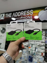 Adaptateur belkin USB-C 3,5 mm audio + recharge 