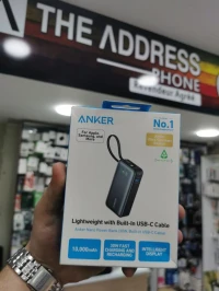 Anker Nano Power Bank 30W 10k Avec câble USB-C Intégré 