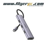 كابلات-ومحولات-adaptateur-hub-ugreen-type-c-vers-4x-usb-a-5gbps-حيدرة-الجزائر