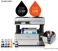 EPSON L6490 MULTIFONCTION EPSON ECOTANK RESERVOIRS COULEUR 4EN1 A4 R/V WIFI