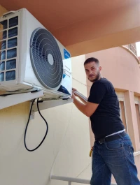 Installation (montage) climatiseur avec pompe à vide (facture)