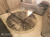 table basse fer forge