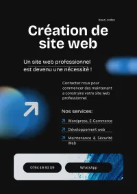 Création site web