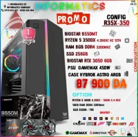 INFORMATICS CONFIG R35X-350 - PC GAMER|RYZEN 5 3500X | RTX 3050 6GB oc |8GB 