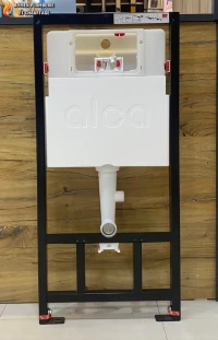 BATI SUPPORT ENCASTRE WC DRAIN AM101/1120 PLAQUE BLANCHE  ALCA