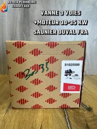 VANNE 3 VOIES + MOTEUR 30-35 kw SAUNIER DUVAL FRANCAIS
