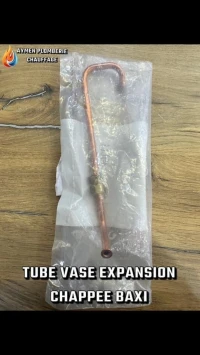 TUBE VASE EXPANSION CHAPPE BAXI 