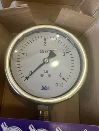 Manometre de pression Thermometre soupape de sécurité 