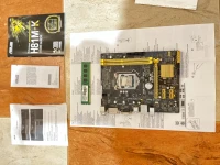 Carte mère Asus h81m-k avec processeur et ram