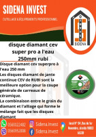 materiaux-de-construction-disque-diamant-cev-superpro-a-leau-250-mm-rubi-zeralda-alger-algerie