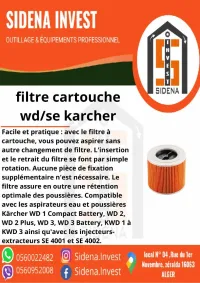 filtre cartouche wd/se KARCHER