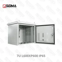 Armoire de brassage étanche (éxterieure) 7U L600XP600,kit ventilation+controlleur+thermostat inclu, 