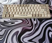 Ajazz ak680 grey mechanical keyboard brown switches