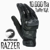 Gants Moto Bering Originals Neufs Affaire Imperméable + Tactile