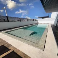 Réalisation piscine a skimmer / debordemment algerie