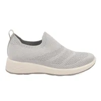 Cloth Woman Shoe Light Grey
