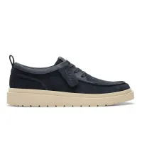 Polden Moc Navy Suede