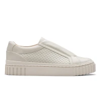 CLARKS Mayhill Bay Off White Lea