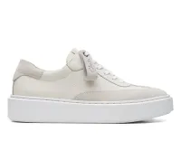 CLARKS Hero Lite Lo White Leather
