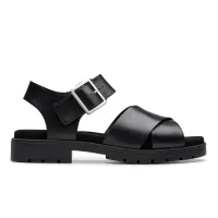 CLARKS Orinoco Cross Black Leather