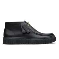 Torhill Hi Black Leather