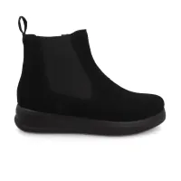 Leather Woman Ankle Boot Black