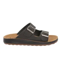 Synthetic Man Slipper Black