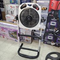 مراوح-الهواء-ventilateur-12-panda-carre-support-pied-telecommande-باب-الزوار-الجزائر