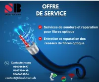  Soudure Installation fibre optique 