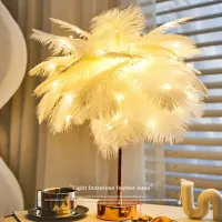 Veilleuse nordique en plumes Lumières Décoratives
