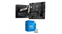BUNDLE CARTE MERE MSI B760M-P DDR4 + CPU i5-14400F