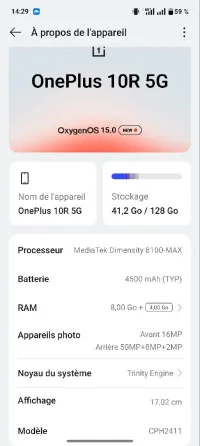 Ace Oneplus 10R 5G